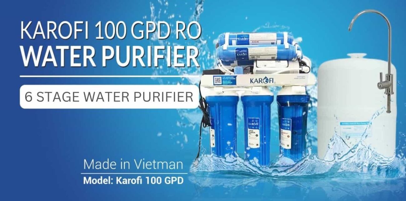 Karofi 100 GPD 6 Stage RO Water purifier